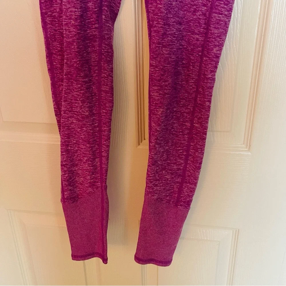 ALO Yoga Purple Heather High-Waist Leggings